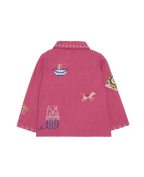 Embroidered Pink Jacket