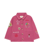 Embroidered Pink Jacket