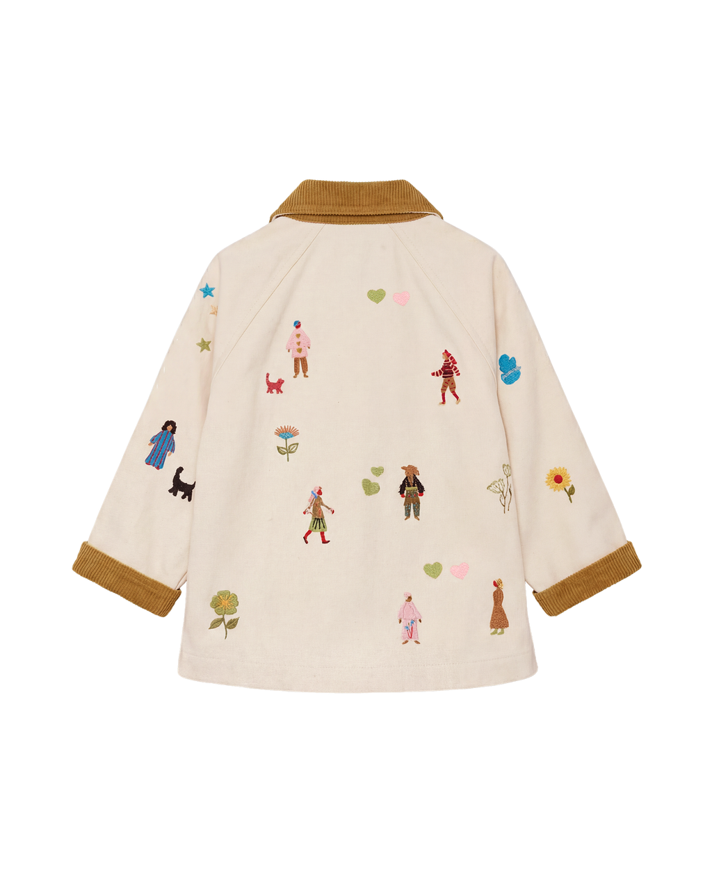 Embroidered Corduroy Jacket