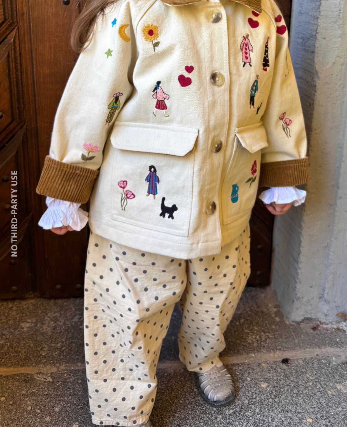 Embroidered Corduroy Jacket
